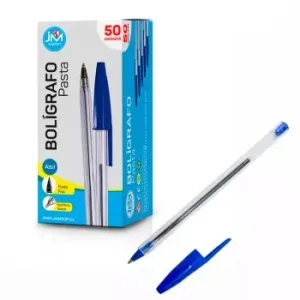 Boligrafo pasta azul p/fina jm import (caja 50 unidades)